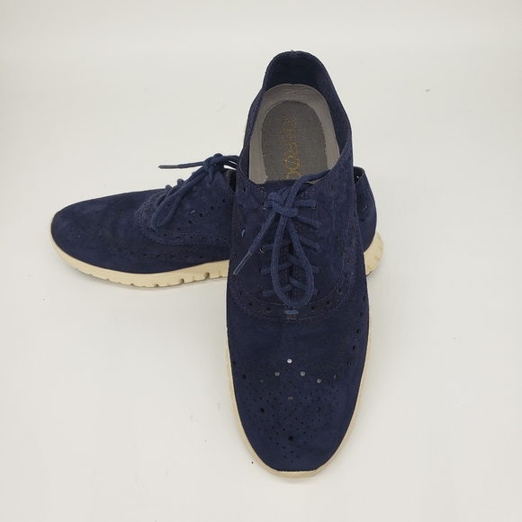 Cole Haan Shoes - Cole Haan Suede ZERO GRAND OXFORD Shoe